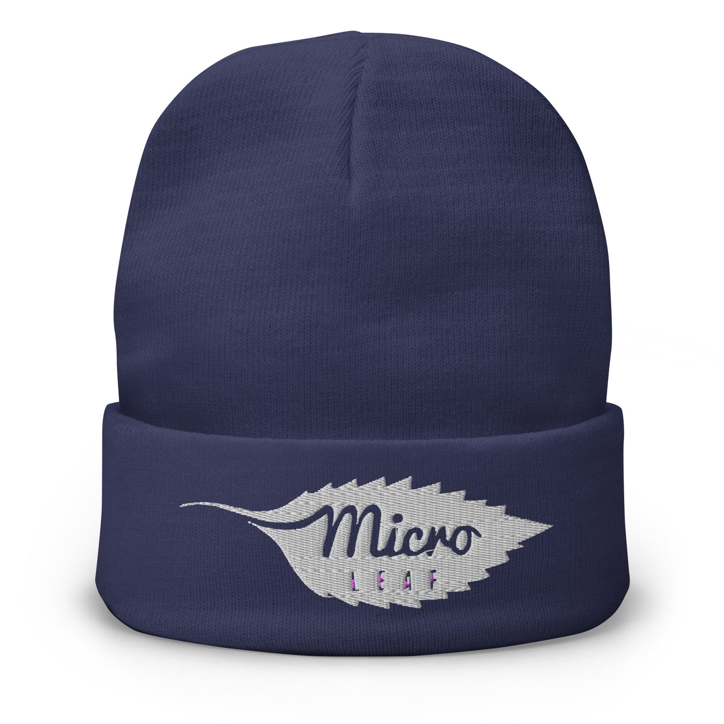 MicroLeaf Classic Embroidered Beanie