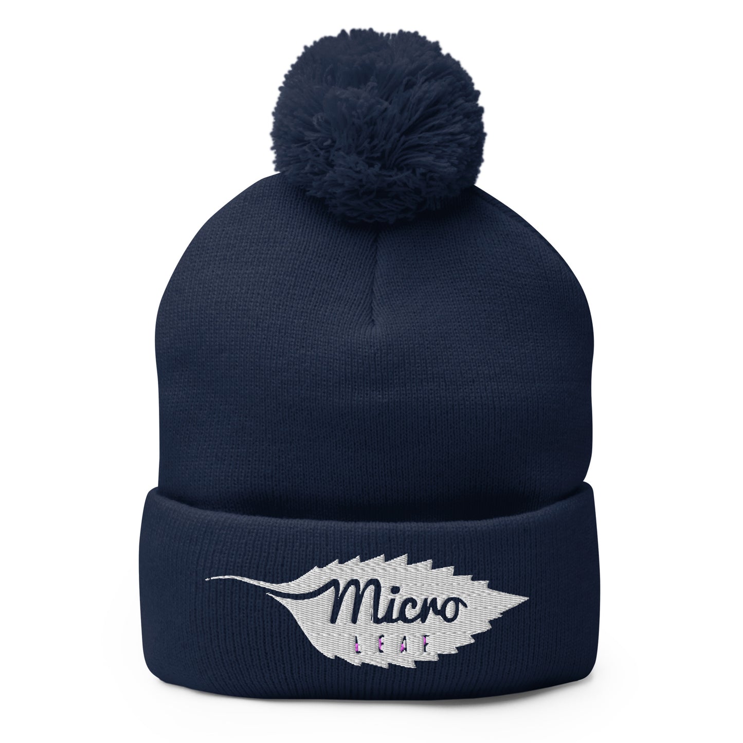 MicroLeaf Classic Pom-Pom Beanie