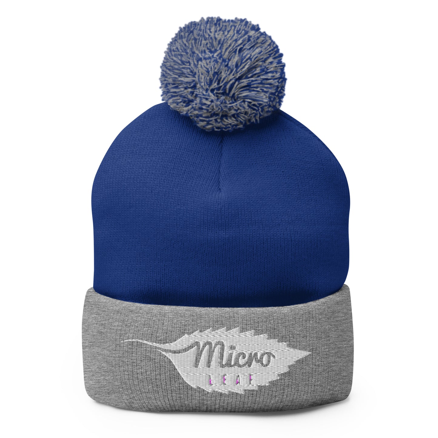 MicroLeaf Classic Pom-Pom Beanie